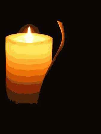 Й шаг. Размещение одной свечи и одного объекта