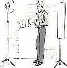 Освещение фона