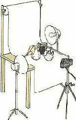 Управление освещением фона