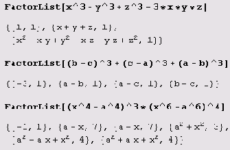 ������� FactorTerms ��������� ������� ����� 