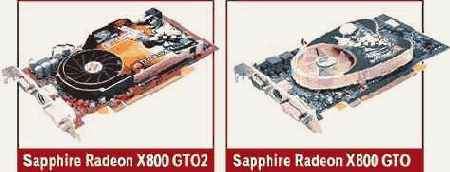 ��������� ����������� � ������������ Radeon X800 GTO2 � X850 XT