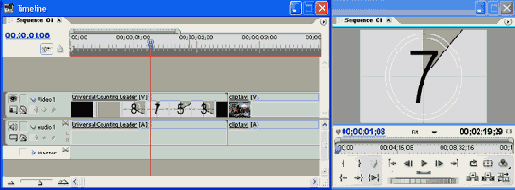 Монтаж стыков клипов