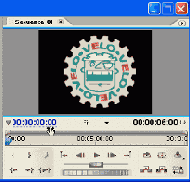 Монтаж заставки