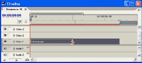 Монтаж заставки