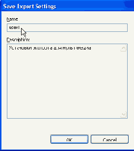 Установки экспорта