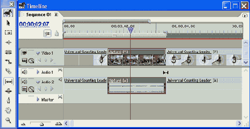 Монтаж с прокруткой
