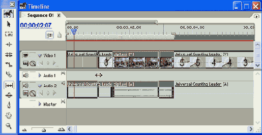 Монтаж с прокруткой