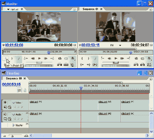 Удаление клипа без сдвига