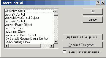 ��������� �������� ActiveX � ���� ����������� ����������