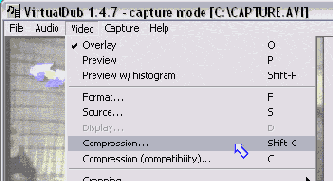 Захват видео.