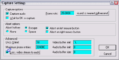 Захват видео.