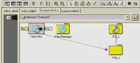 Добавление дорожек в сценарий