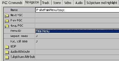 Работа с PGC на примере меню PGC