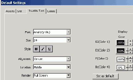 Создание субтитров в фильме