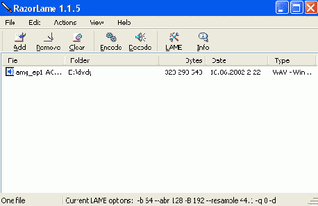 ���� 3: Lame - ����������� VBR-�����