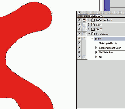 ������������� �������� (Actions) � Photoshop