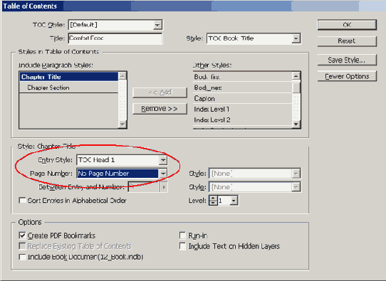 �������� �� ������ Chapter Section 