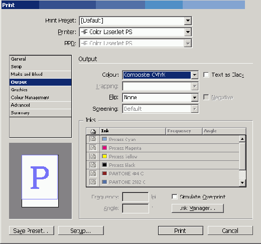 �������� �� ������ Ink Manager 