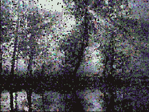 �������� ������� Filter > Pixelate > Facet