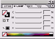 ������� Color � ����������� ������ ������ CMYK (�������� ���������� ������� � �������)