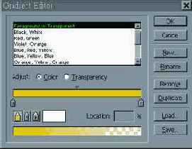 Создание нового градиента