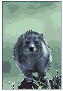 ��������� ����� ���������� ������� � ������� ������ Quick Mask