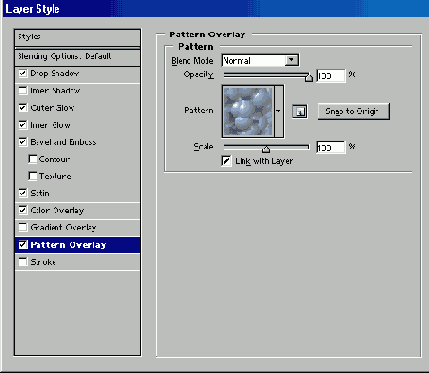 ���������� ������� Bevel and Emboss