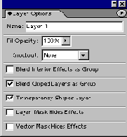 Применение эффектов слоя в программе ImageReady
