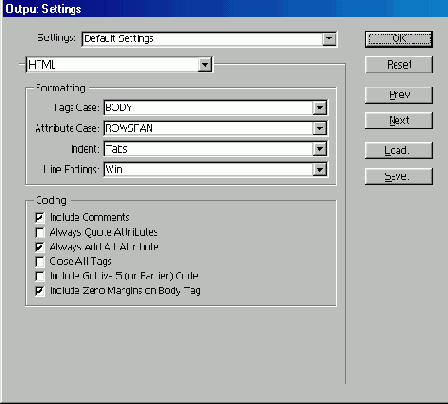 Сохранение оптимизированного файла в программе ImageReady