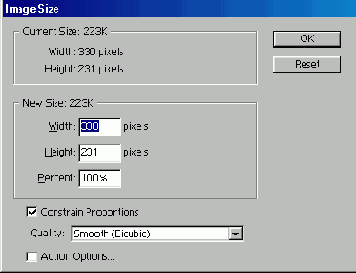 Уменьшение размера изображения
