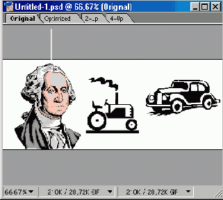 Ввод текста в программе ImageReady