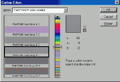 ����� ������ � ������� ������ Color Picker