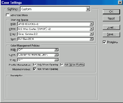 ����� ���������� � ���� Custom CMYK