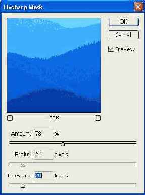 ���� ��������� ������� Unsharp Mask