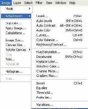 ������� ������������ � ������ PhotoShop � ImageReady