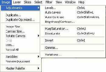 ������� ������������ � ������ PhotoShop � ImageReady