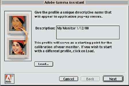 ���������� ���������� � ������� Adobe Gamma
