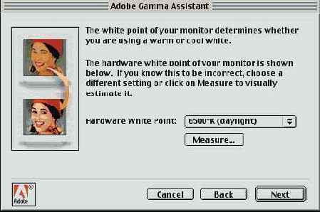 ���������� ���������� � ������� Adobe Gamma