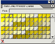 ������� ���������� ������ PANTONE process coated