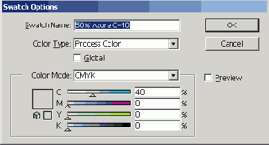 � ���� Swatch Options ���������� ��������� Global