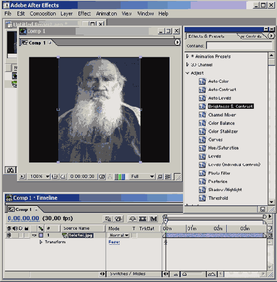 �������� ���� � ���������� �� ���� �������� ������ �� ������� Effects