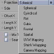 Координаты наложения текстуры