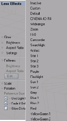 Набор доступных ореолов
