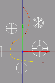 Начерченная кривая будет преобразована в траекторию