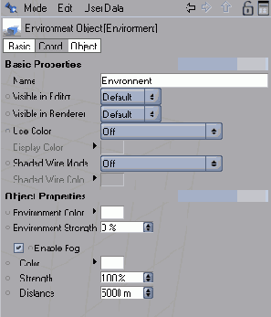 Настройки внешней среды