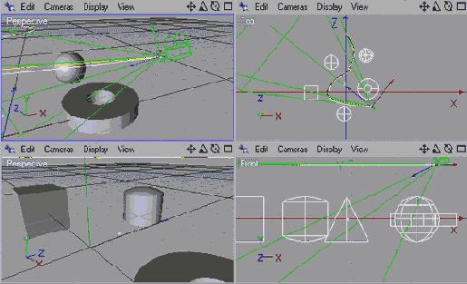 Настройте направление камеры так