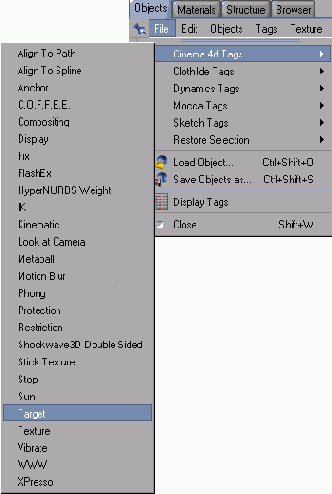 Назначение выражения Target