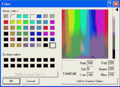 Палитра цветов