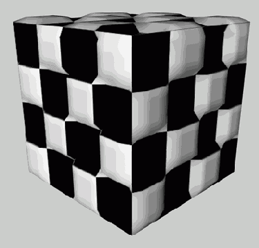 Параметр Displacement деформирует объект не визуально как для Bump а фактически