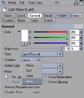 Первому источнику будет назначена поверхностная тень